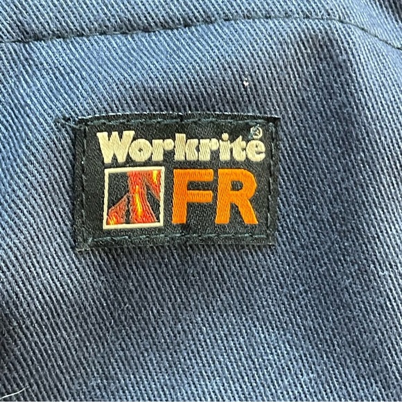 New Workrite FR Nomex Bib Overall - Navy Men Size Large - Picture 10 of 16